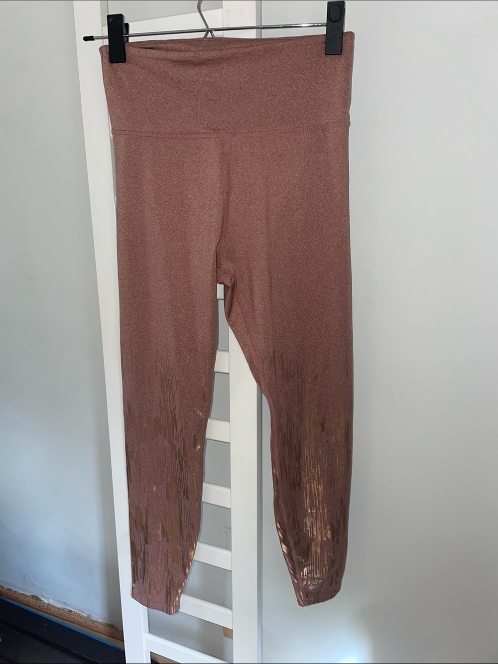 Joy Lab rose gold/metallic 7/8 leggings
